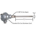 Style MTA6 MI Cable TC Assembly
