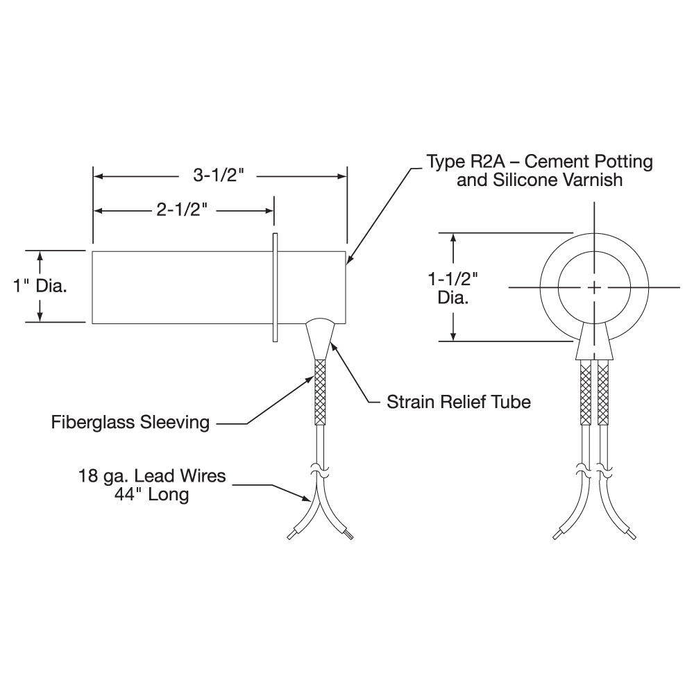 Type R2A: 600W - 240V - Part #HDC02661