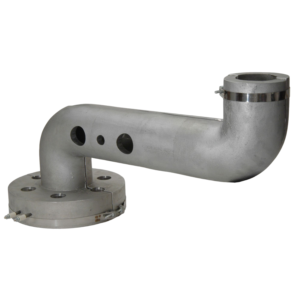 Cast-In Transfer/Feed Pipes