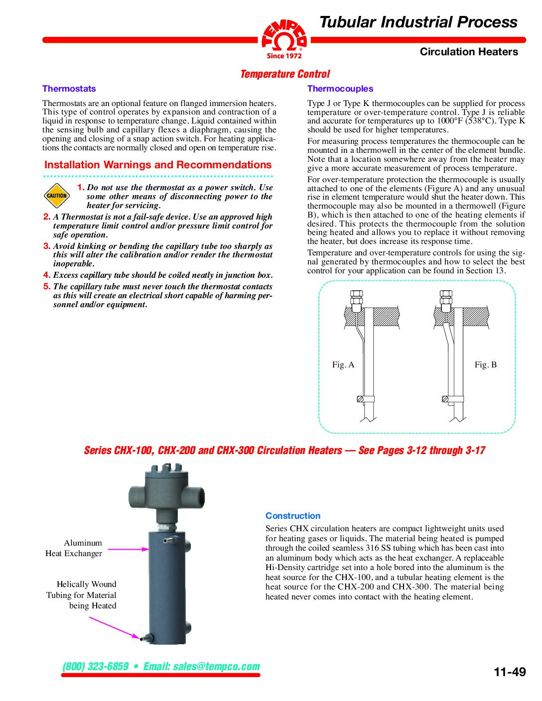 Circulation Heater Installation Recommendations